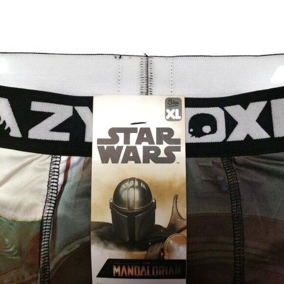 Star Wars THE MANDALORIAN Boxer Briefs Crazy Boxer The Child Art Mens Size XL - Picture 3 of 5